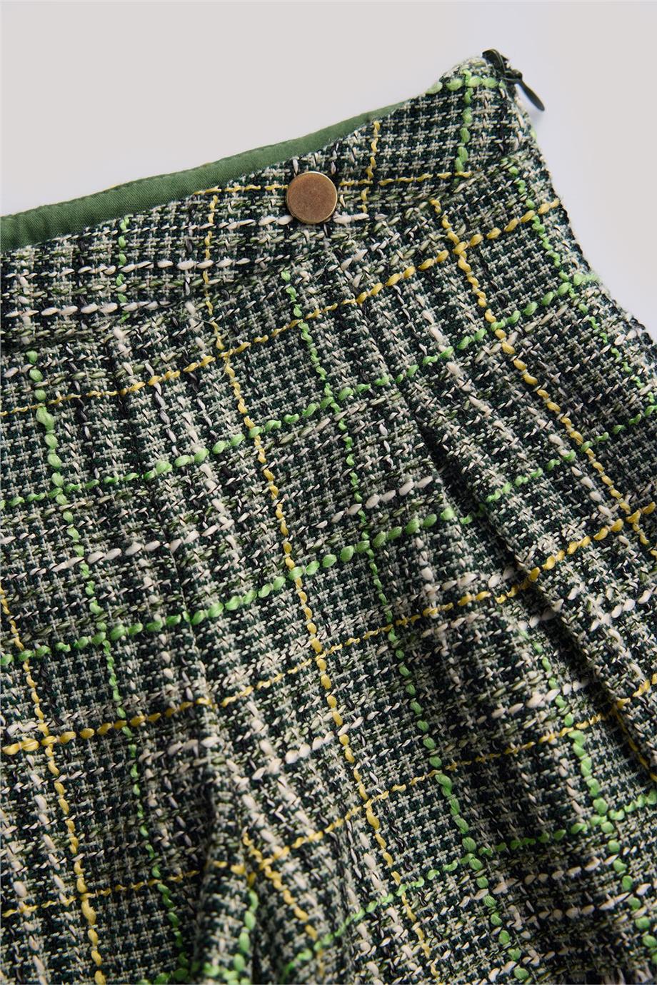 GB Baby Kız Bebek Ekose Şort