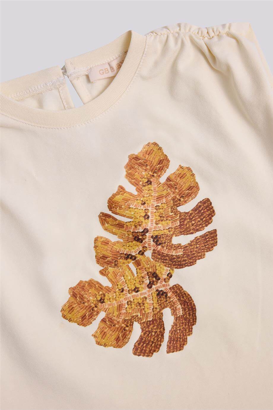 GB Baby Kız Bebek Ekru AtletGB Baby Kız Bebek Ekru Atlet