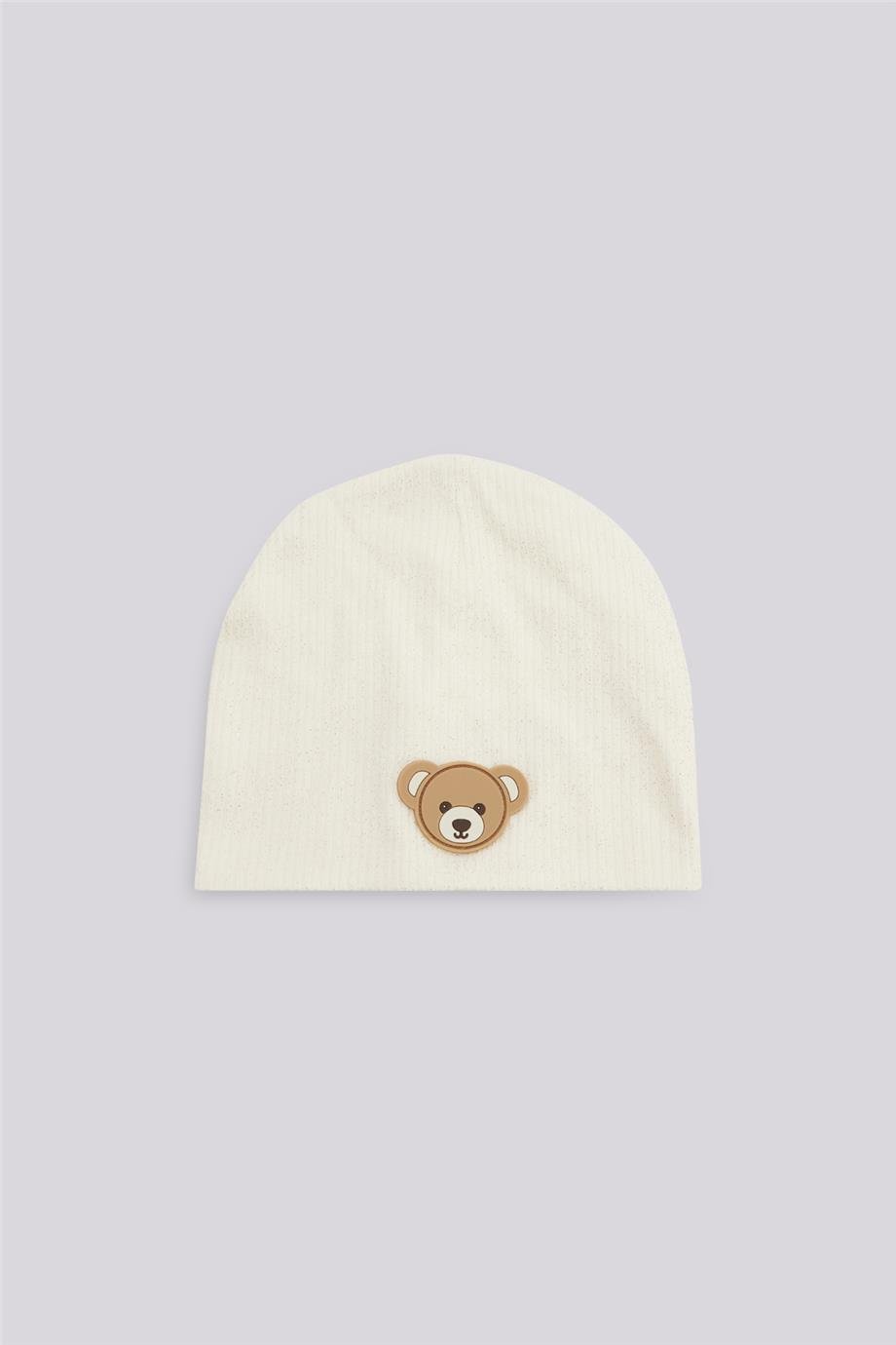 GB Baby Kız Bebek Ekru BereGB Baby Kız Bebek Ekru Bere