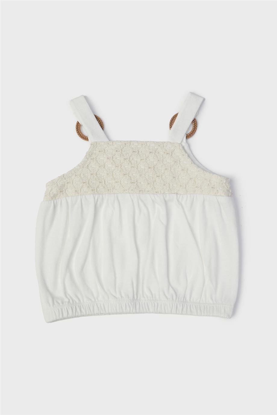 GB Baby Kız Bebek Ekru Bluz