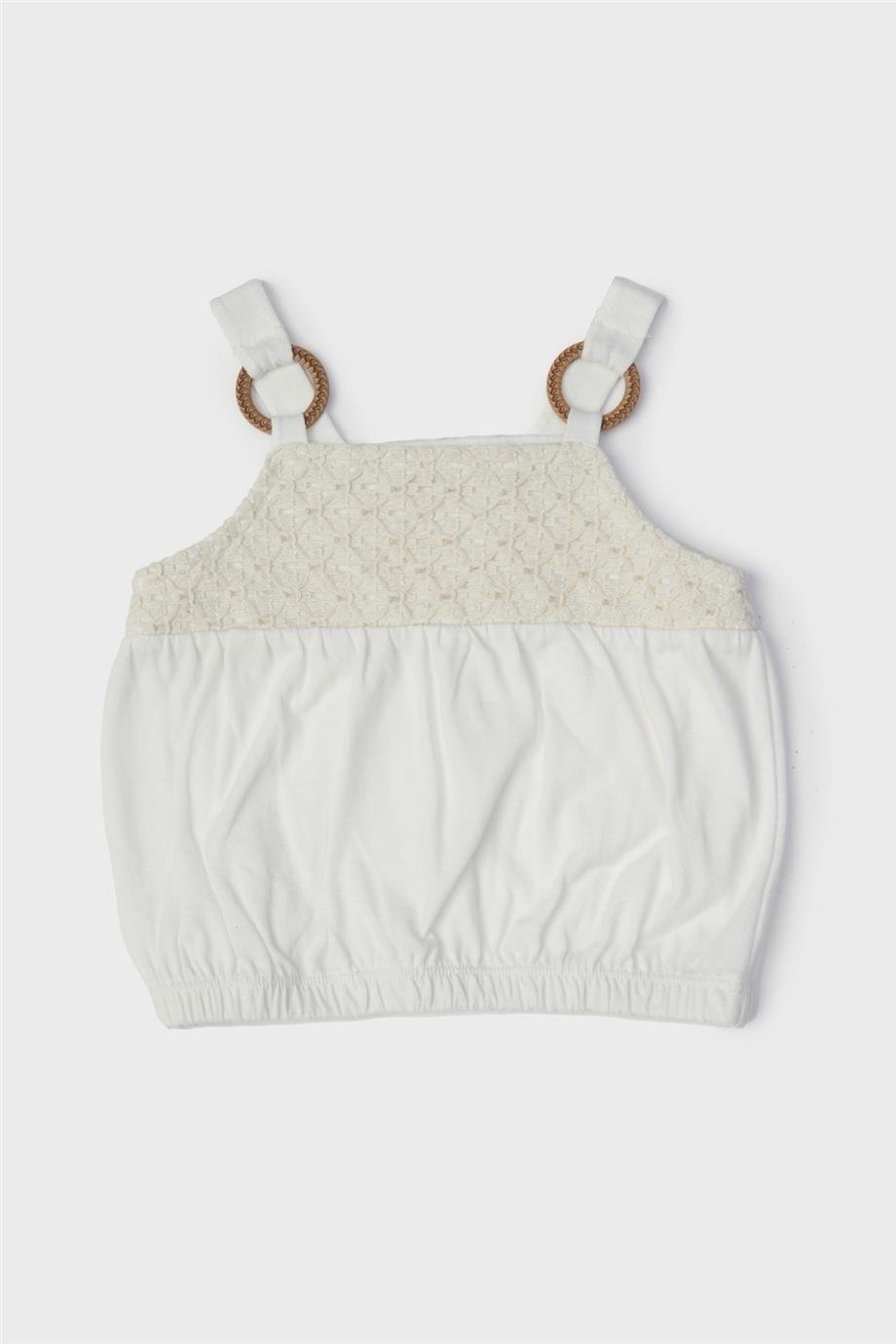 GB Baby Kız Bebek Ekru Bluz