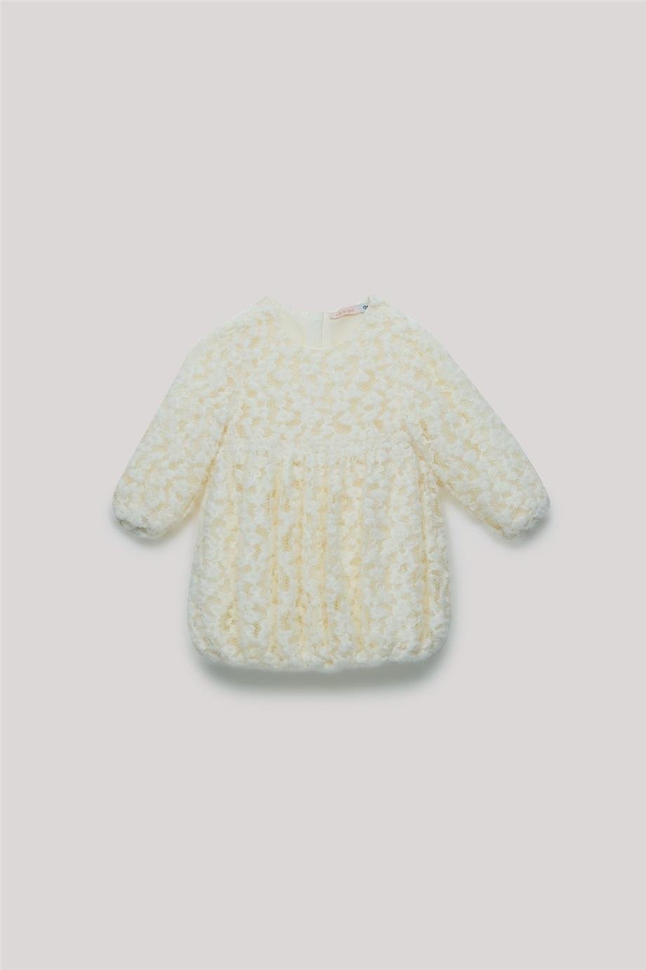 GB Baby Kız Bebek Ekru Elbise