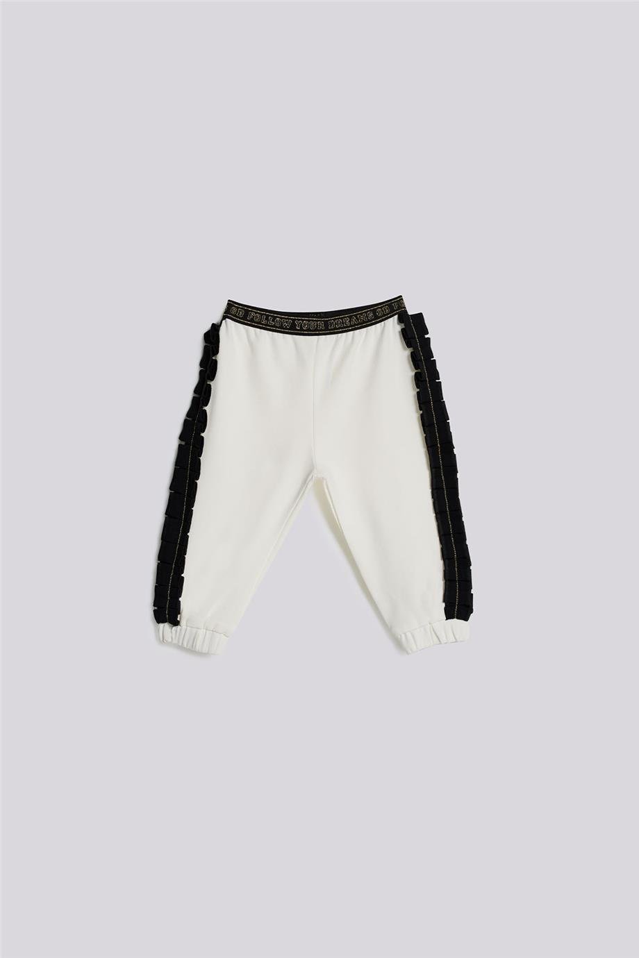 GB Baby Kız Bebek Ekru Eşofman AltıGB Baby Kız Bebek Ekru Eşofman Altı