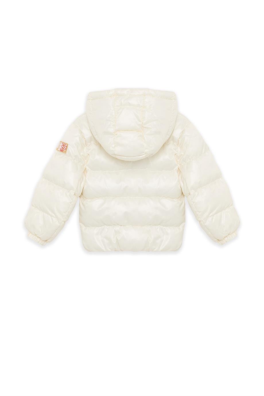 GB Baby Baby Girl Ecru CoatGB Baby Baby Girl Ecru Coat