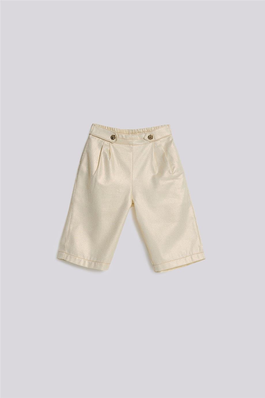 GB Baby Kız Bebek Ekru PantolonGB Baby Kız Bebek Ekru Pantolon