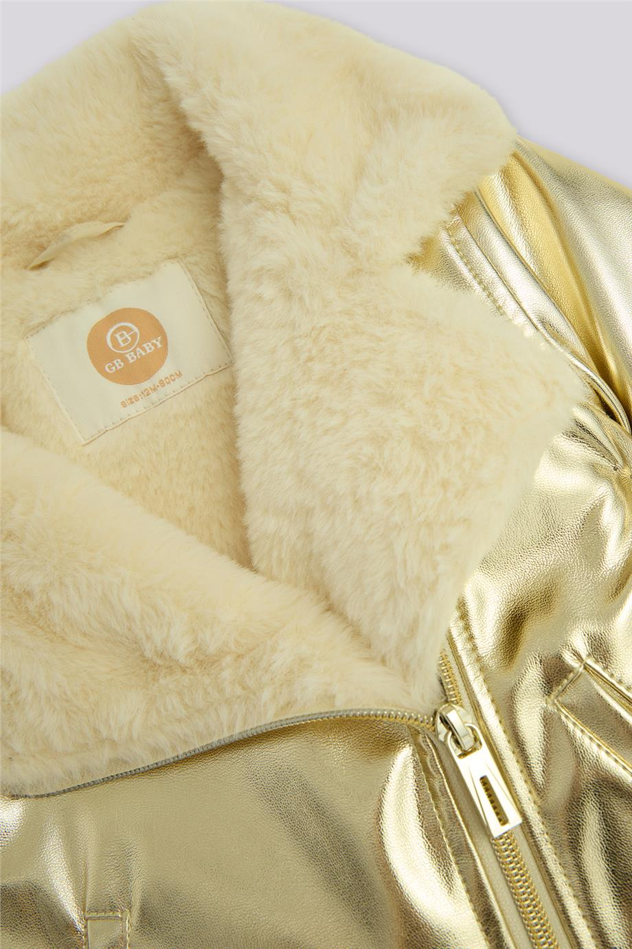 GB Baby Kız Bebek Gold CeketGB Baby Kız Bebek Gold Ceket