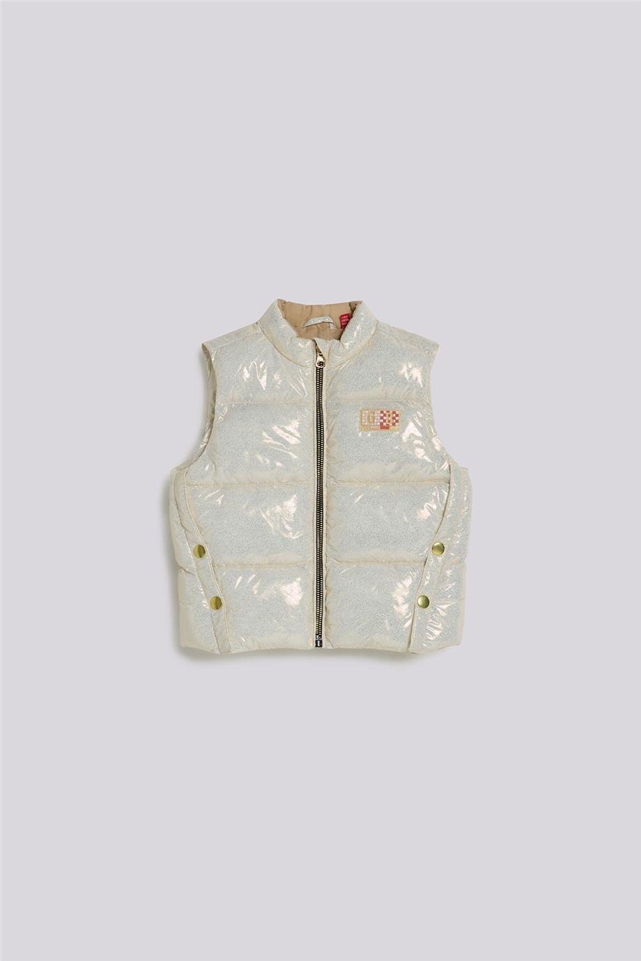 GB Baby Kız Bebek Gold YelekGB Baby Kız Bebek Gold Yelek