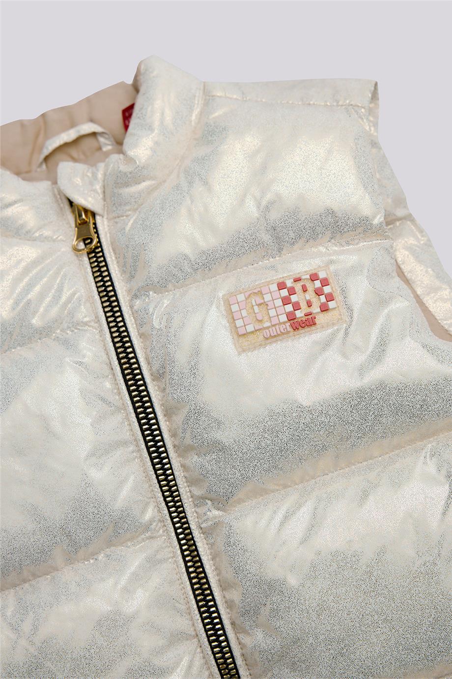 GB Baby Kız Bebek Gold YelekGB Baby Kız Bebek Gold Yelek