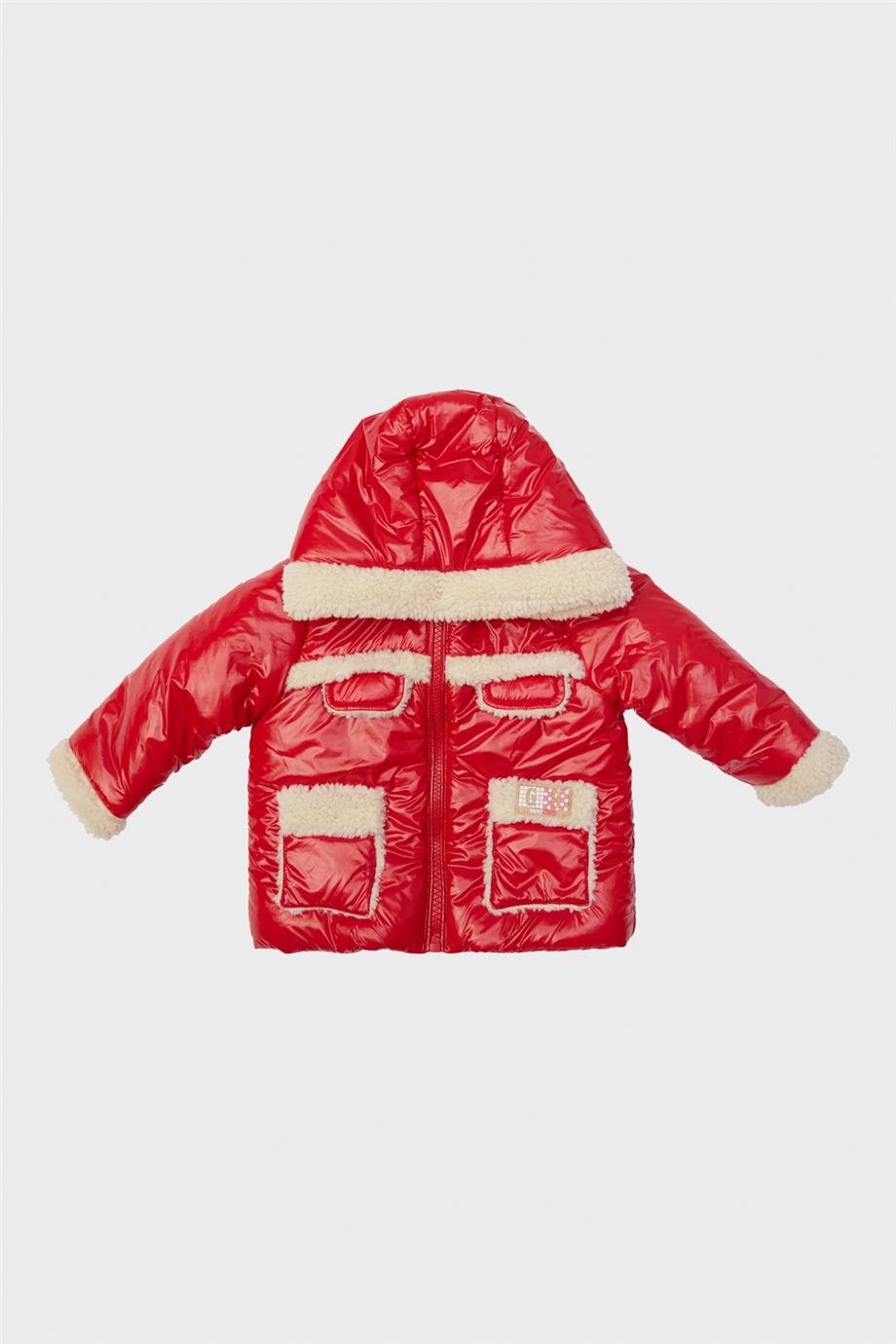 GB Baby Kız Bebek Kırmızı Mont