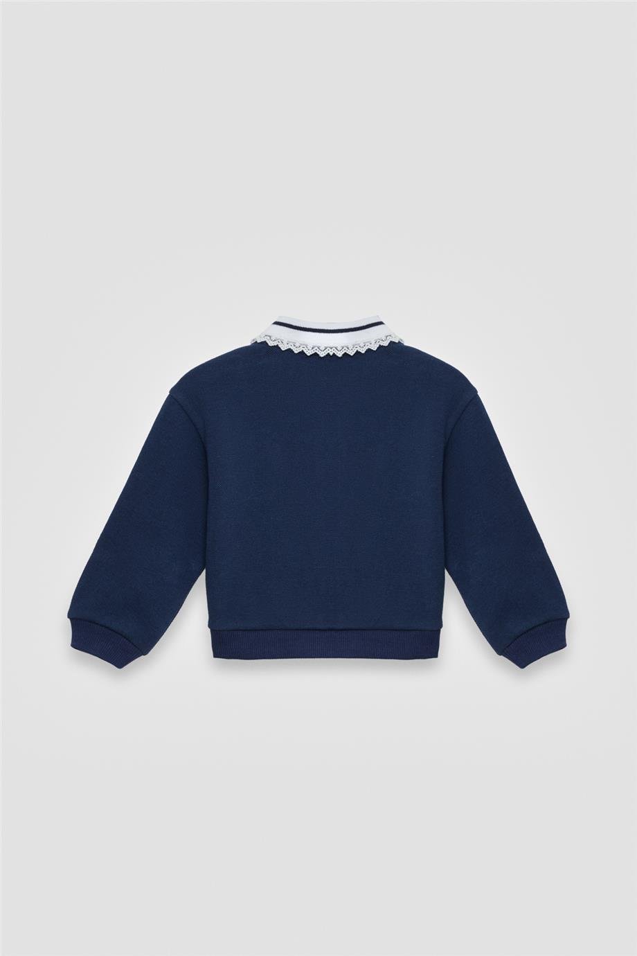 GB Baby Kız Bebek Lacivert Eşofman ÜstüGB Baby Kız Bebek Lacivert Eşofman Üstü