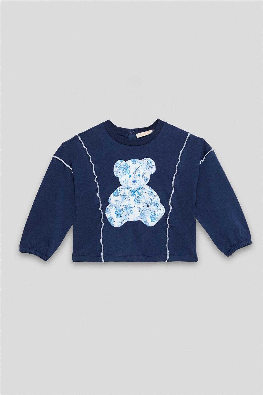 GB Baby Kız Bebek Lacivert SweatshirtGB Baby Kız Bebek Lacivert Sweatshirt