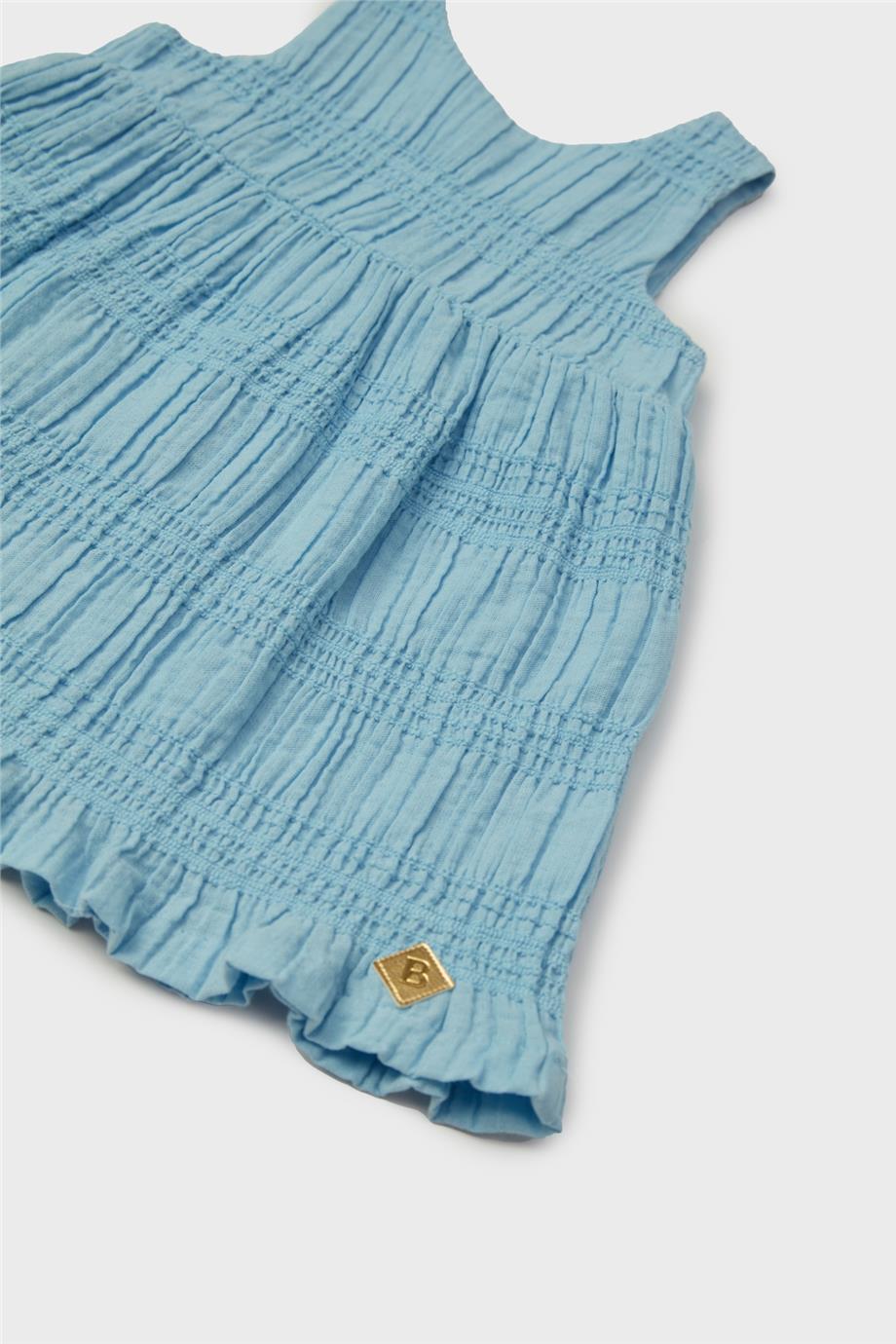 GB Baby Kız Bebek Mavi Elbise