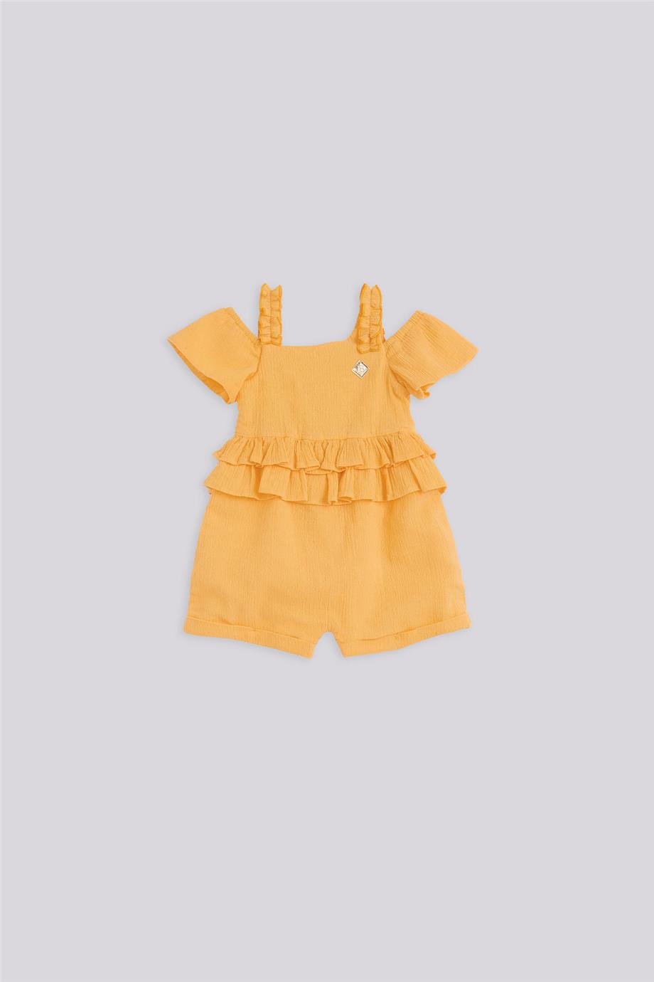 GB Baby Baby Girl Orange JumpsuitGB Baby Baby Girl Orange Jumpsuit