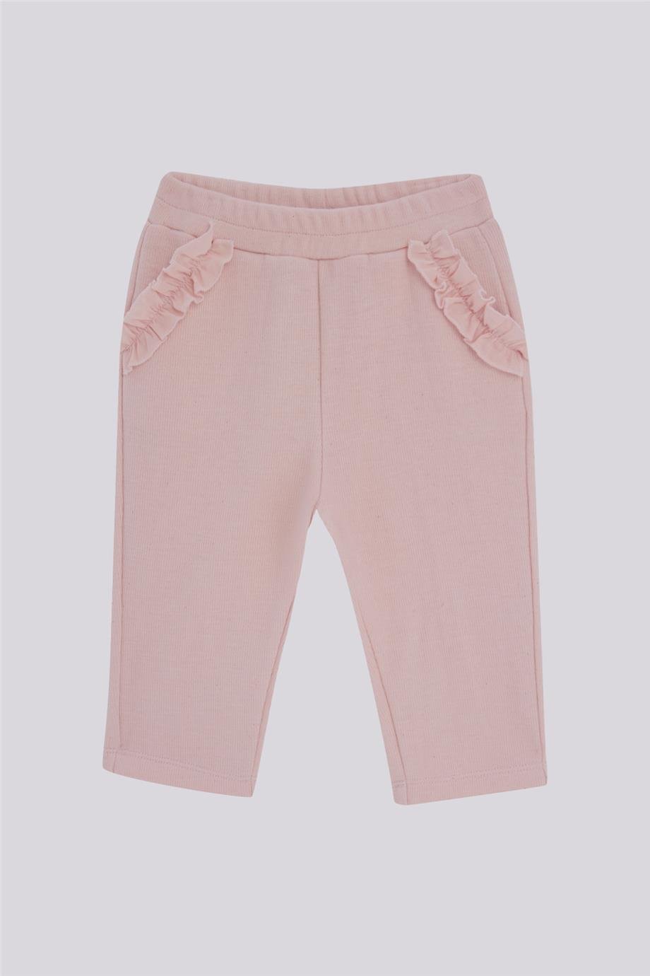 GB Baby Kız Bebek Pembe Eşofman AltıGB Baby Kız Bebek Pembe Eşofman Altı