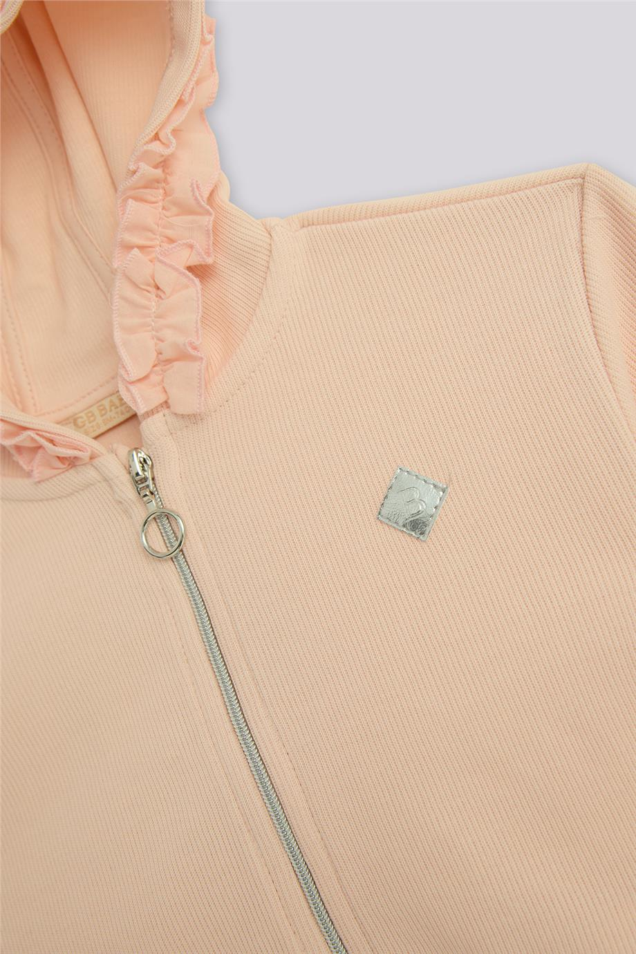 GB Baby Kız Bebek Pembe Eşofman ÜstüGB Baby Kız Bebek Pembe Eşofman Üstü