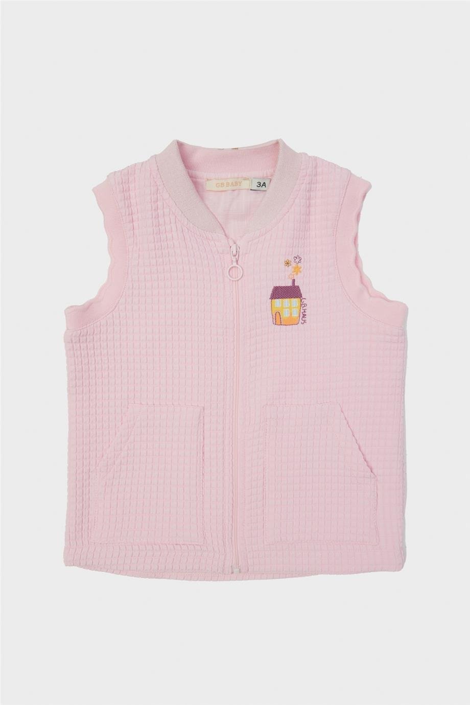 GB Baby Kız Bebek Pembe Yelek