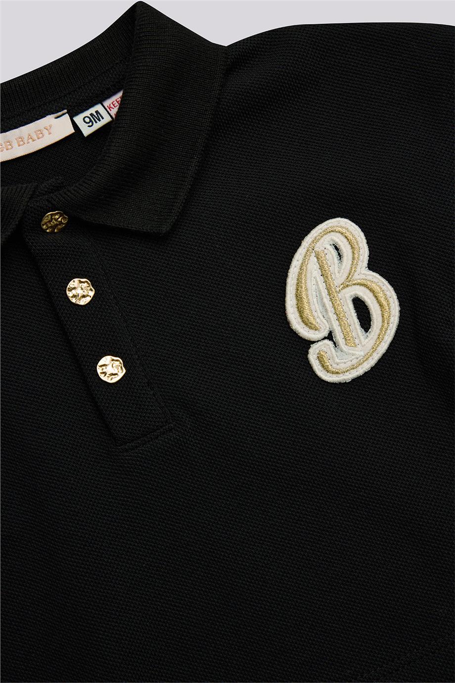 GB Baby Kız Bebek Siyah SweatshirtGB Baby Kız Bebek Siyah Sweatshirt