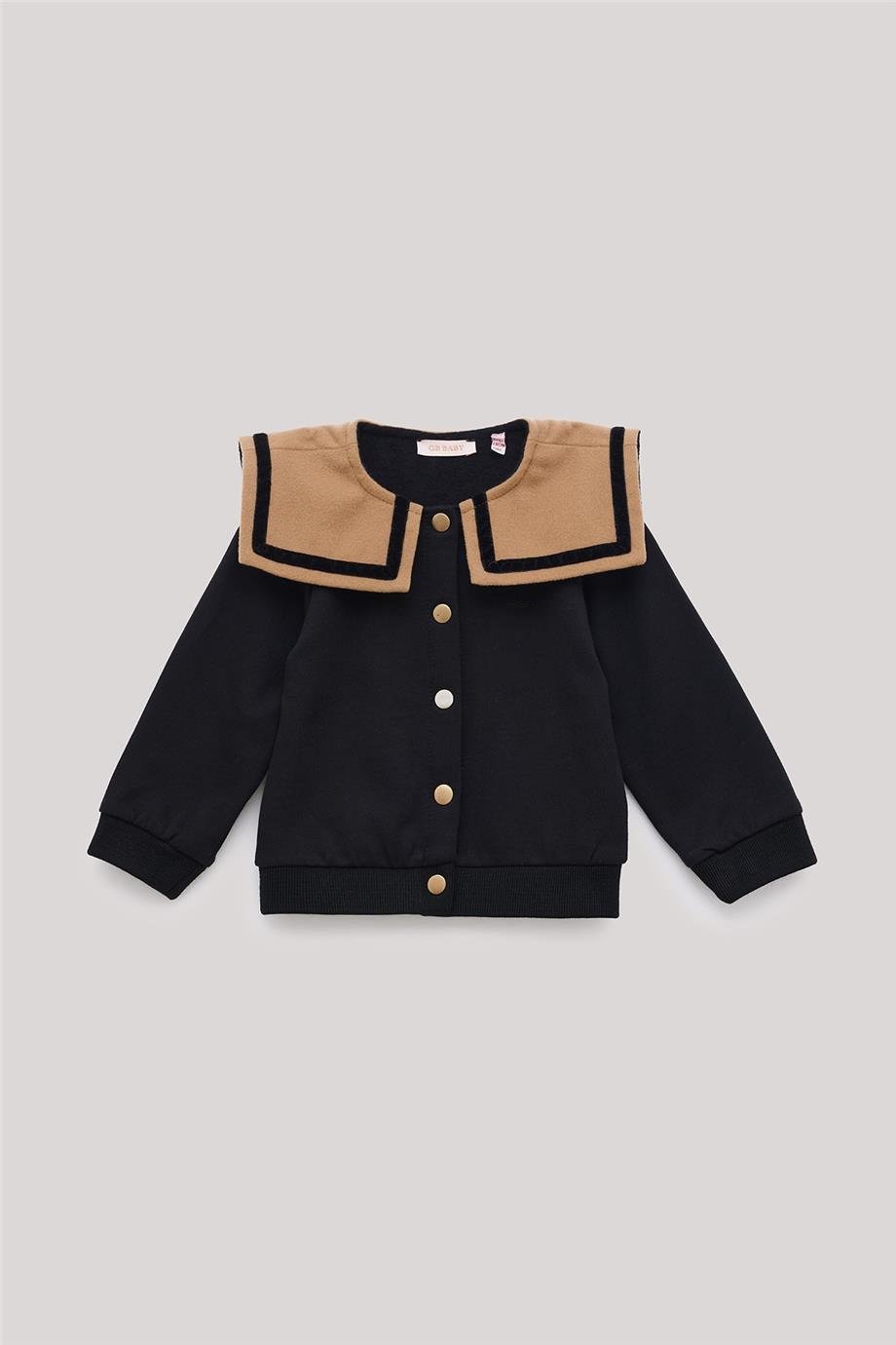 GB Baby Kız Bebek Siyah SweatshirtGB Baby Kız Bebek Siyah Sweatshirt