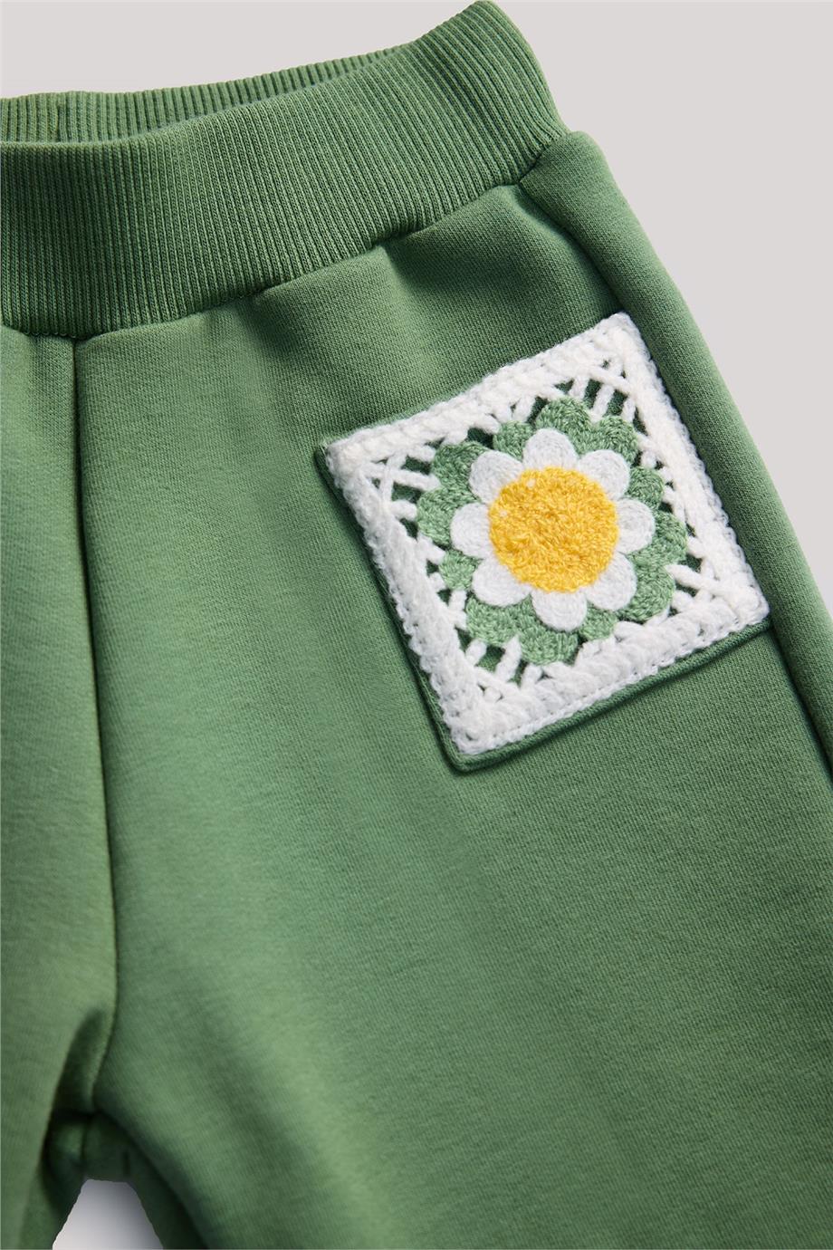 GB Baby Kız Bebek Yeşil Eşofman Altı