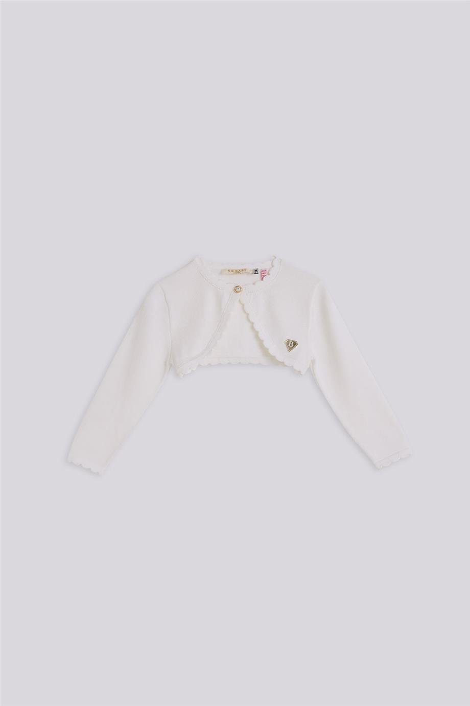 GB Baby Girl White CardiganGB Baby Girl White Cardigan
