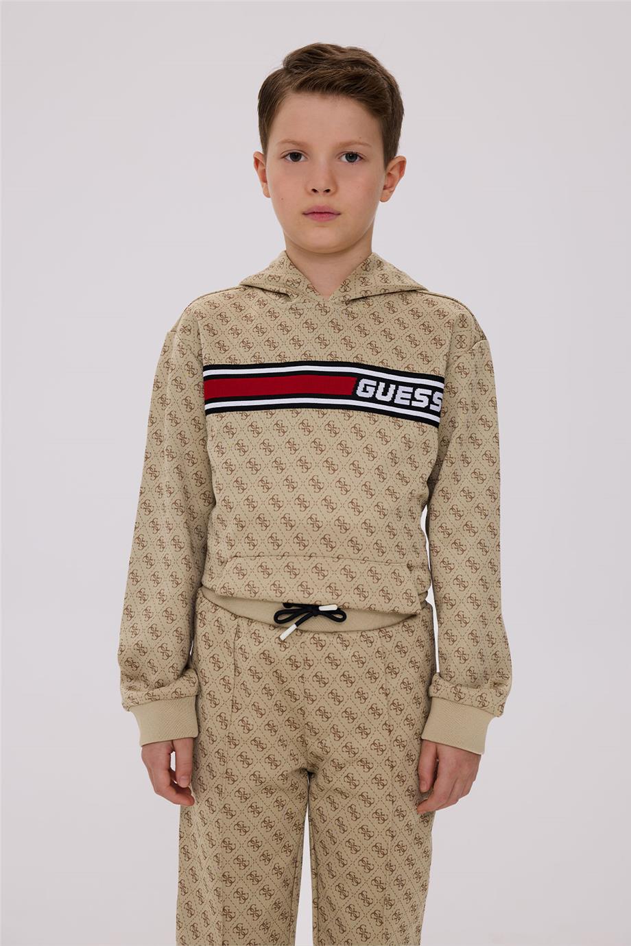 Guess Erkek Çocuk Bej Eşofman AltıGuess Erkek Çocuk Bej Eşofman Altı