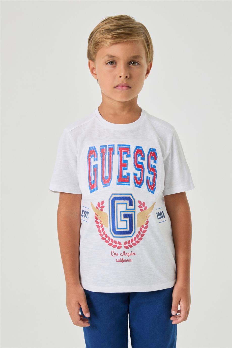 Guess Erkek Çocuk Beyaz TshirtGuess Erkek Çocuk Beyaz Tshirt