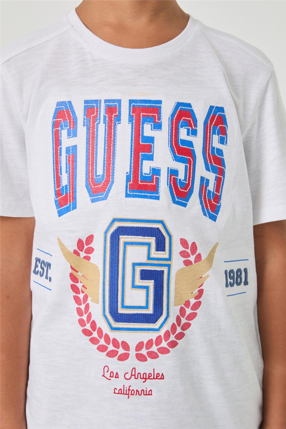 Guess Erkek Çocuk Beyaz TshirtGuess Erkek Çocuk Beyaz Tshirt