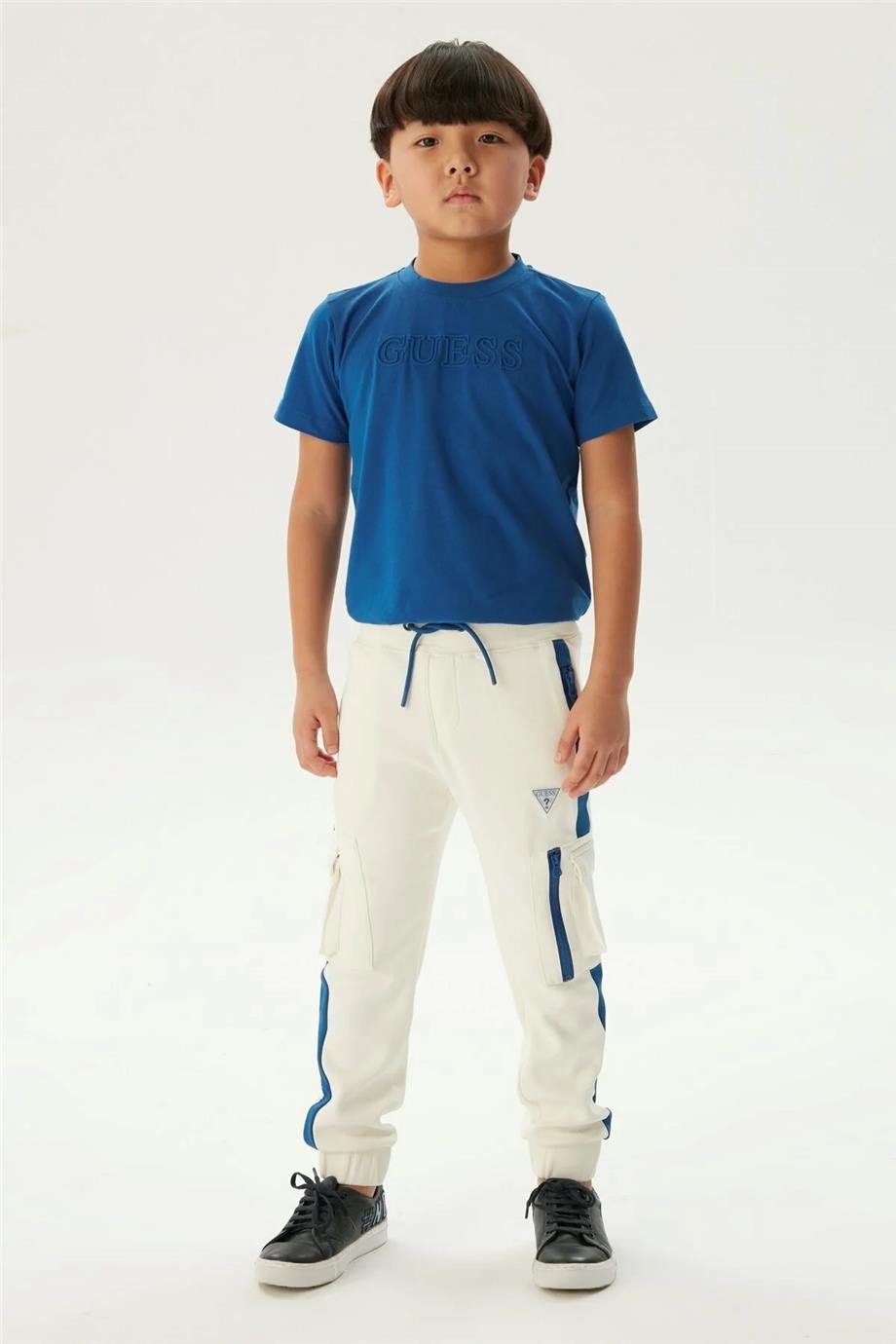 Guess Erkek Çocuk Kırık Beyaz Eşofman Altı