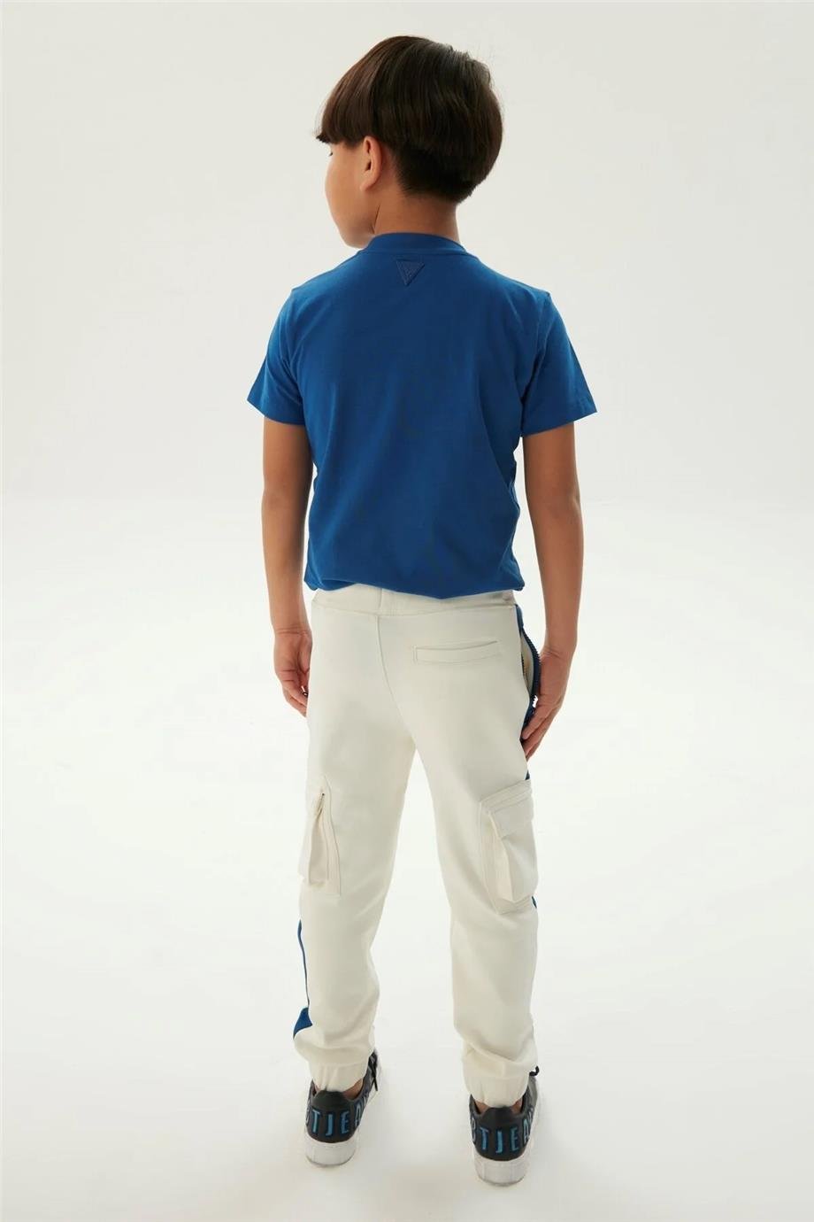 Guess Erkek Çocuk Kırık Beyaz Eşofman Altı