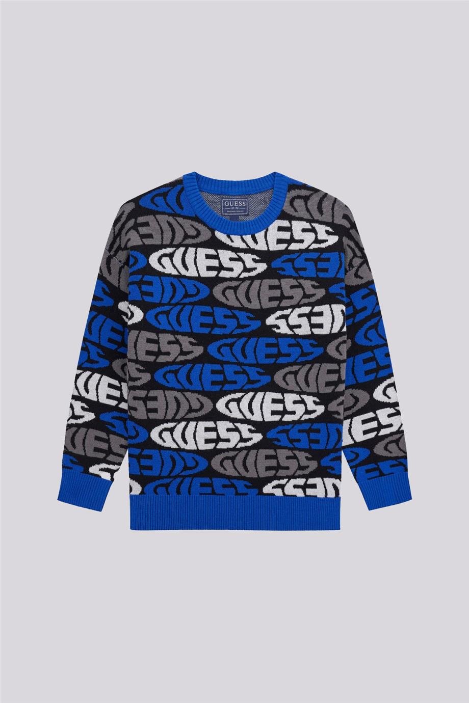 Guess Erkek Çocuk Mavi KazakGuess Erkek Çocuk Mavi Kazak