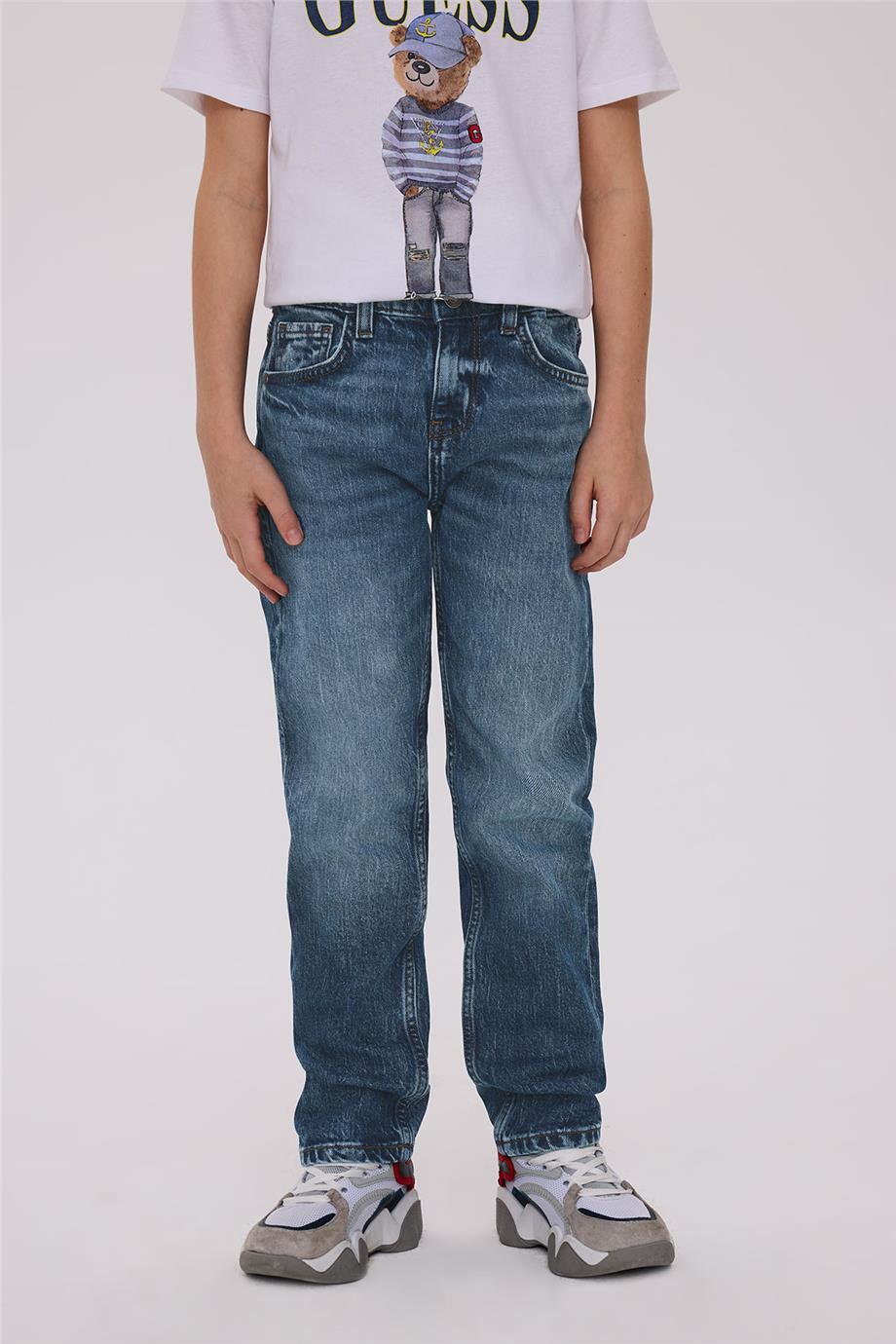 Guess Erkek Çocuk Mavi PantolonGuess Erkek Çocuk Mavi Pantolon