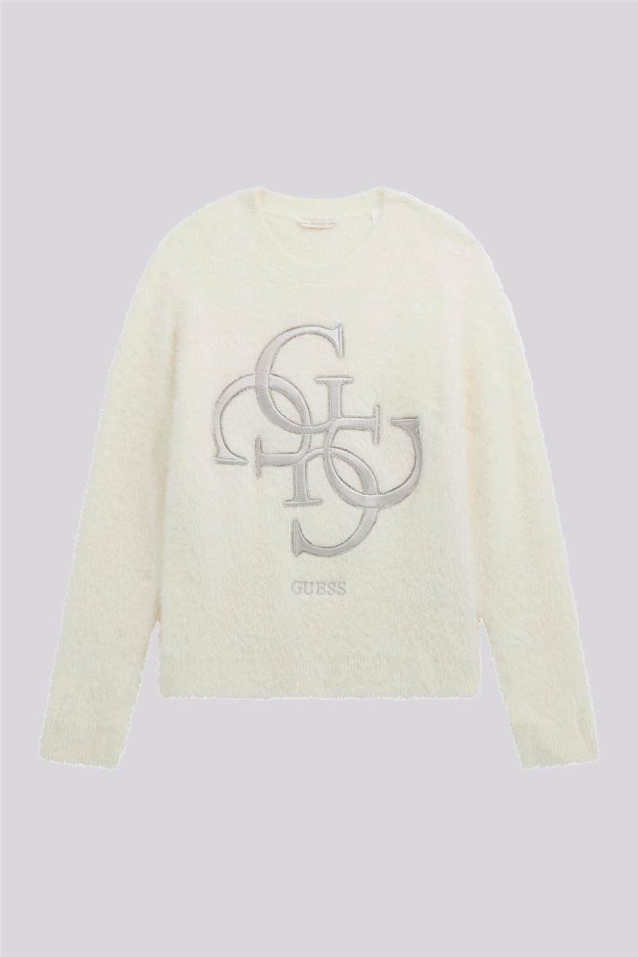 Guess Kız Çocuk Beyaz KazakGuess Kız Çocuk Beyaz Kazak