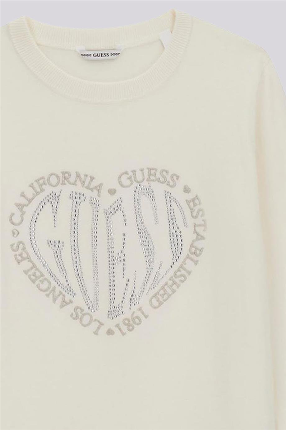 Guess Kız Çocuk Beyaz KazakGuess Kız Çocuk Beyaz Kazak