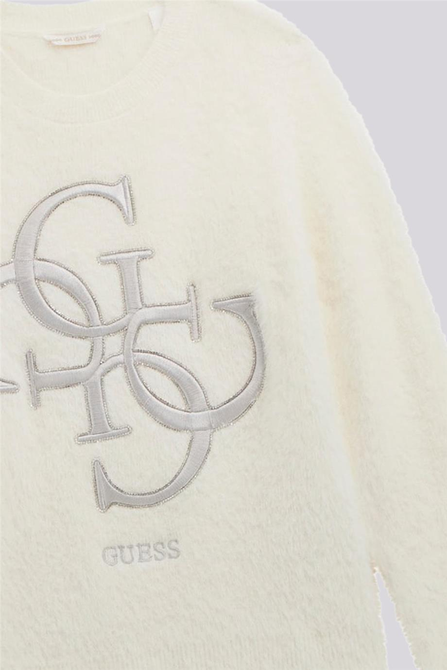 Guess Kız Çocuk Beyaz KazakGuess Kız Çocuk Beyaz Kazak