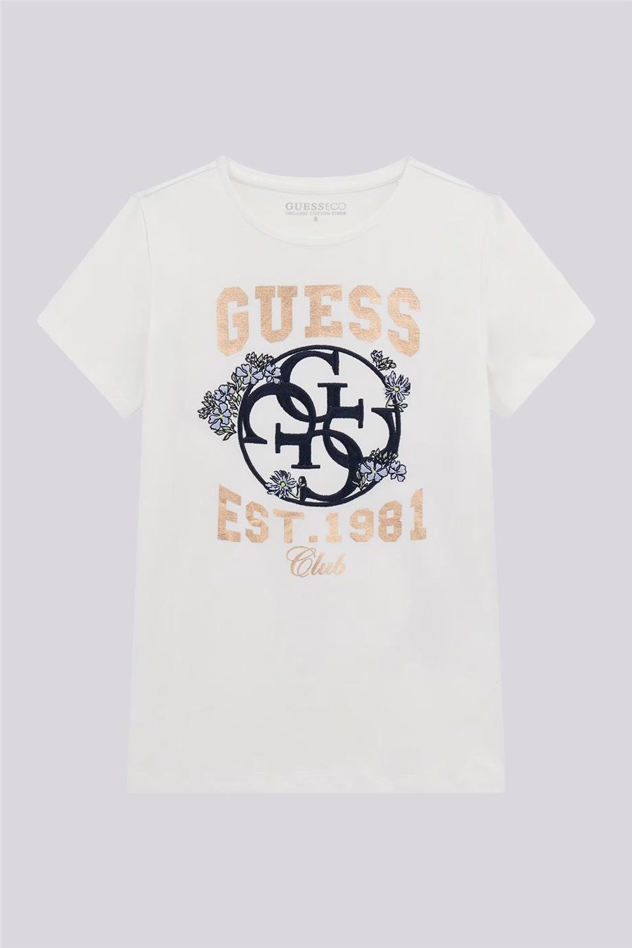 Guess Kız Çocuk Beyaz TshirtGuess Kız Çocuk Beyaz Tshirt