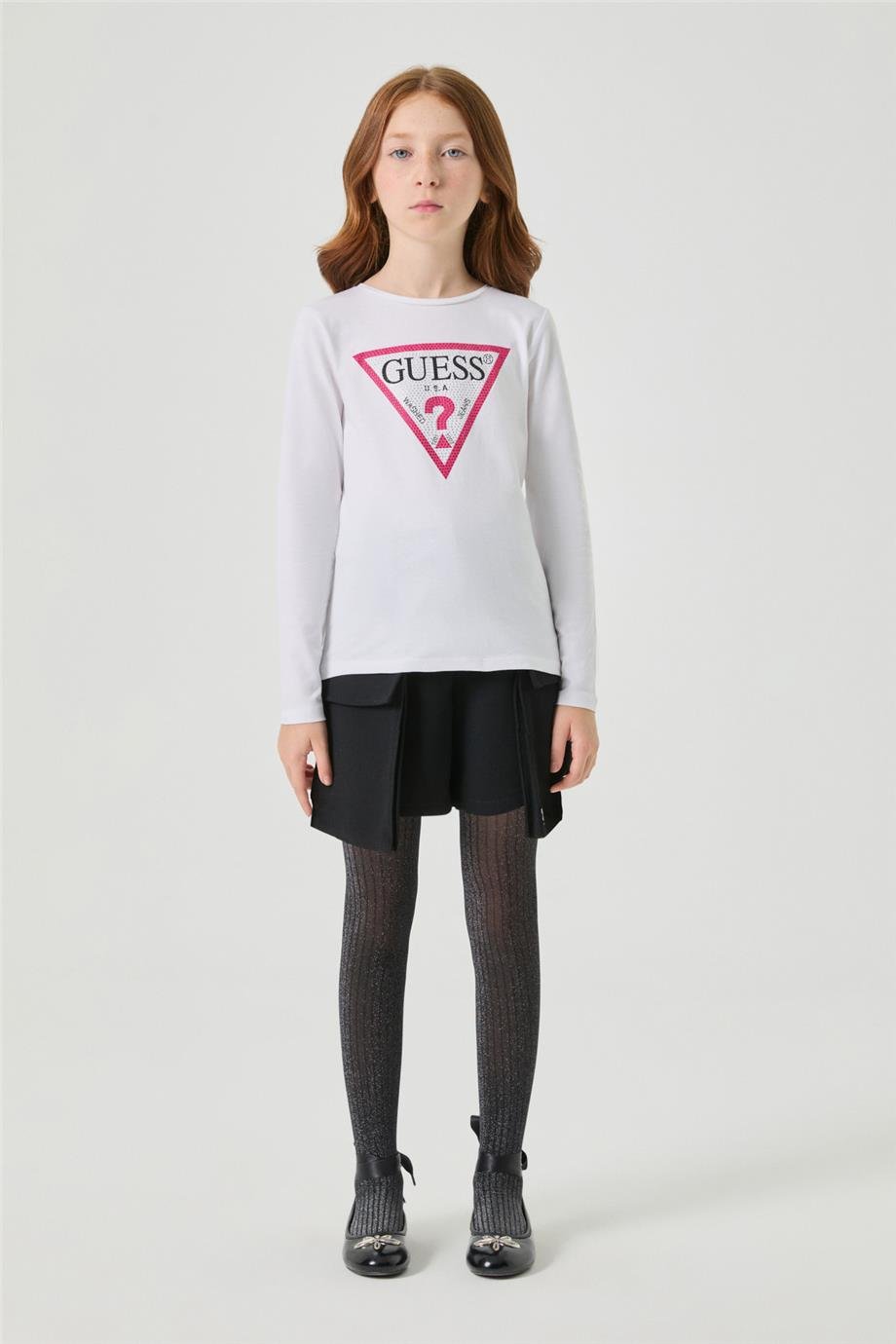 Guess Kız Çocuk Beyaz TshirtGuess Kız Çocuk Beyaz Tshirt