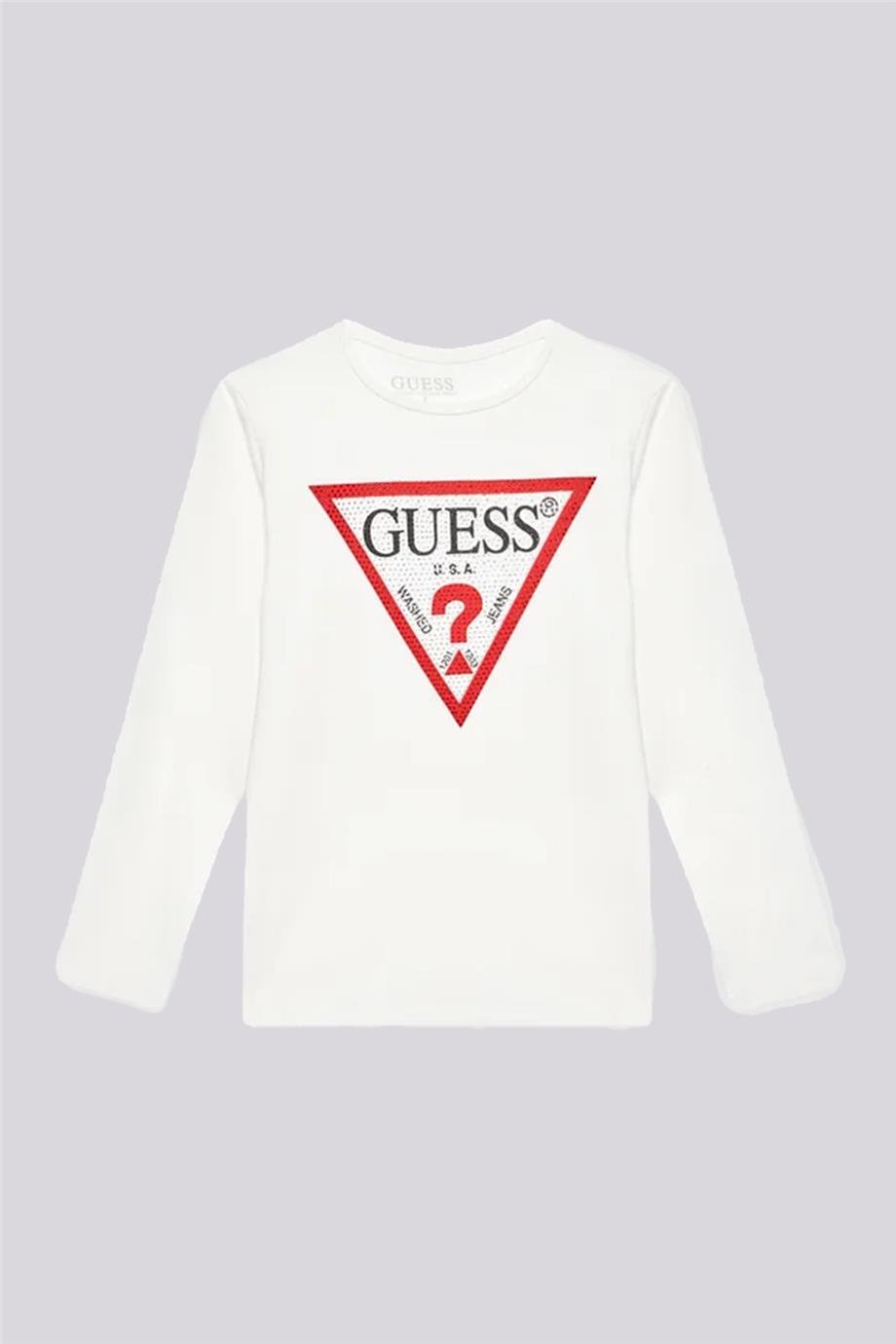 Guess Kız Çocuk Beyaz TshirtGuess Kız Çocuk Beyaz Tshirt