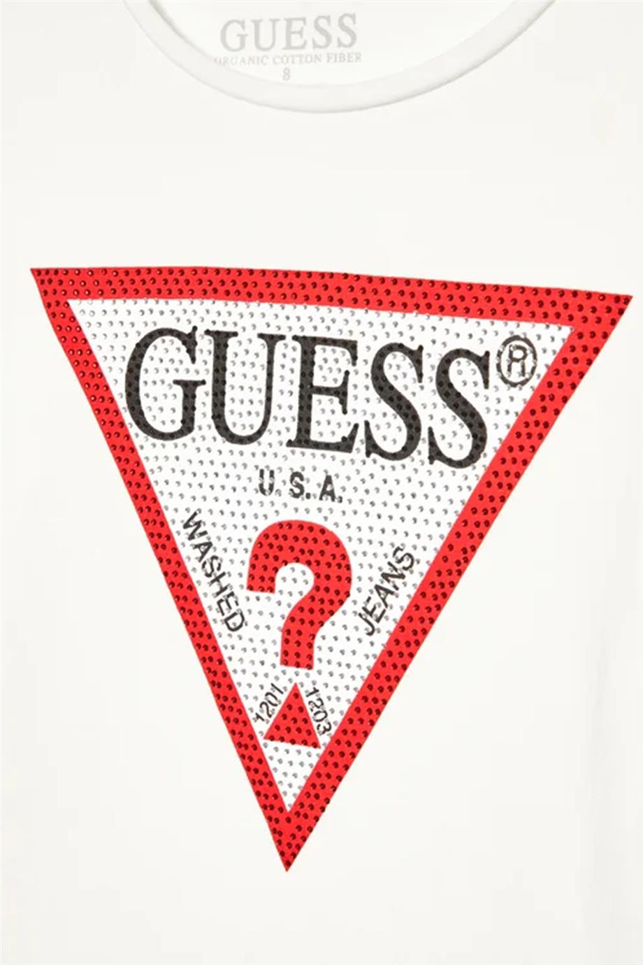 Guess Kız Çocuk Beyaz TshirtGuess Kız Çocuk Beyaz Tshirt