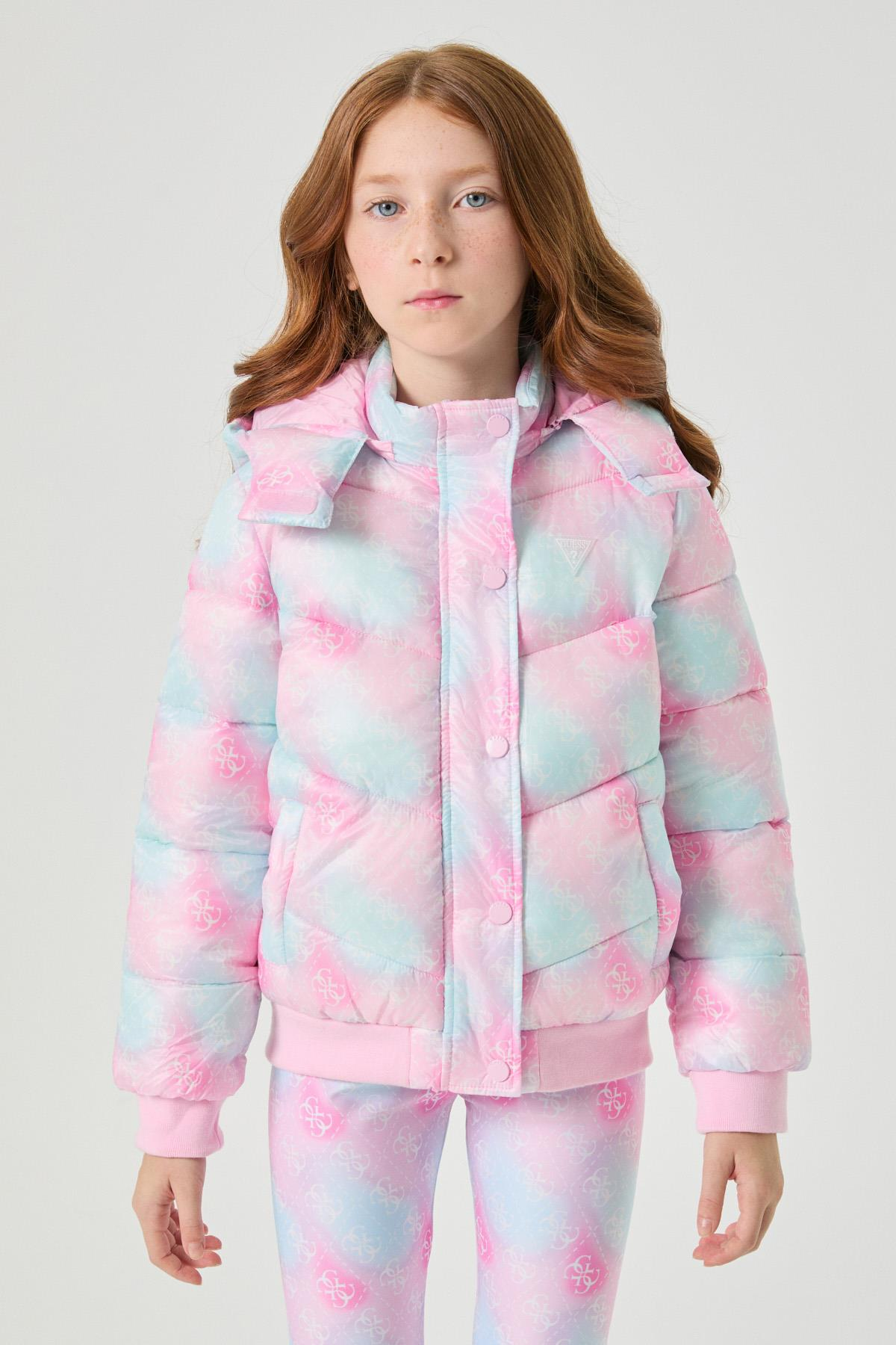 Guess Kız Çocuk Desenli MontGuess Kız Çocuk Desenli Mont