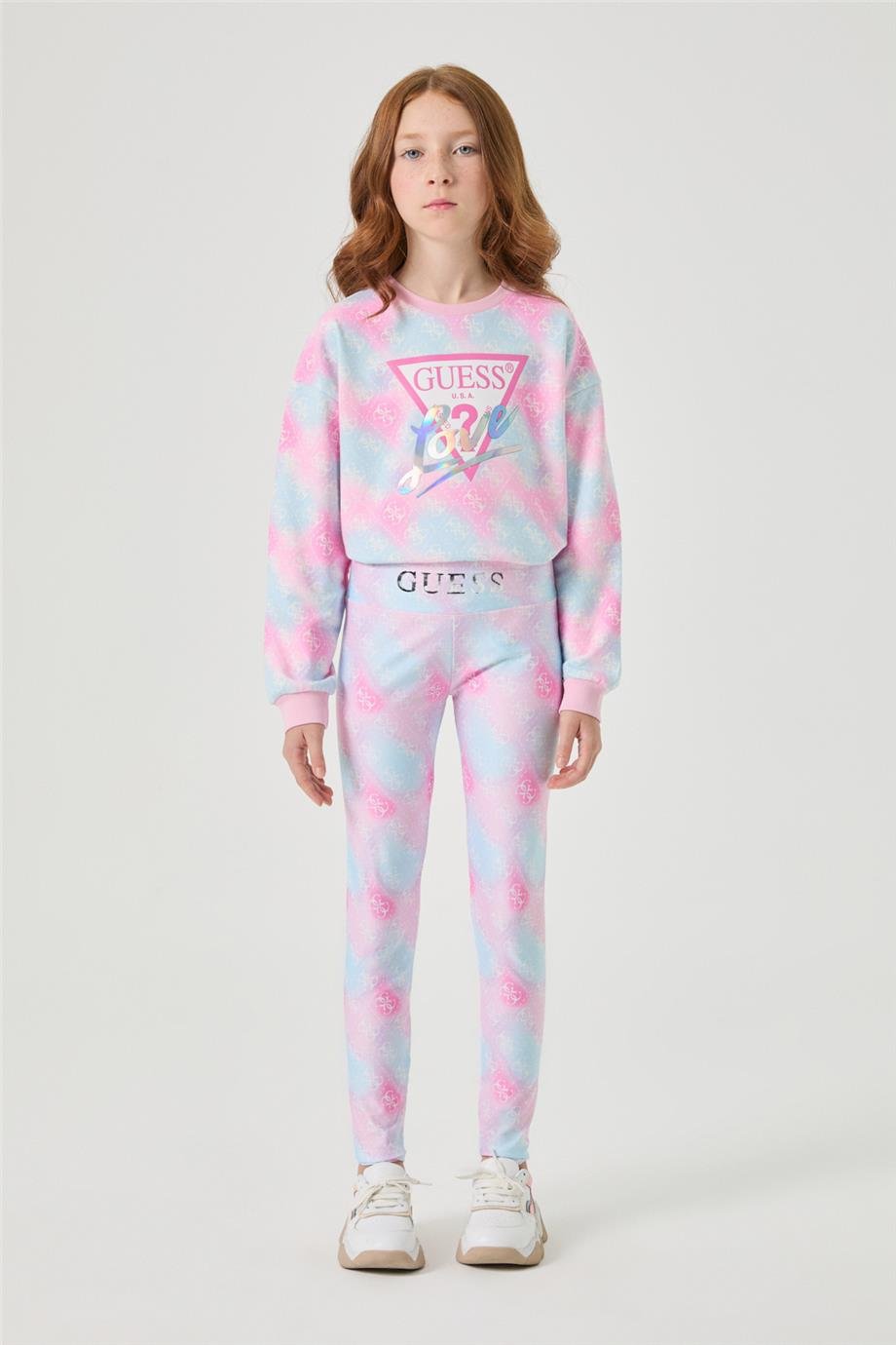 Guess Kız Çocuk Desenli TaytGuess Kız Çocuk Desenli Tayt