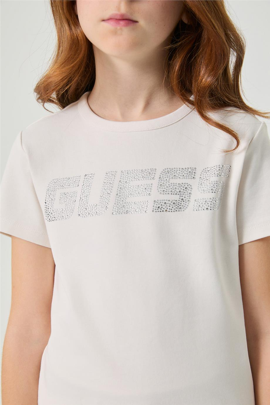 Guess Kız Çocuk Krem TshirtGuess Kız Çocuk Krem Tshirt