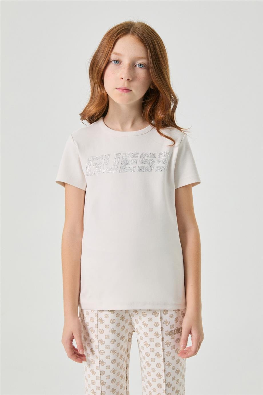Guess Kız Çocuk Krem TshirtGuess Kız Çocuk Krem Tshirt