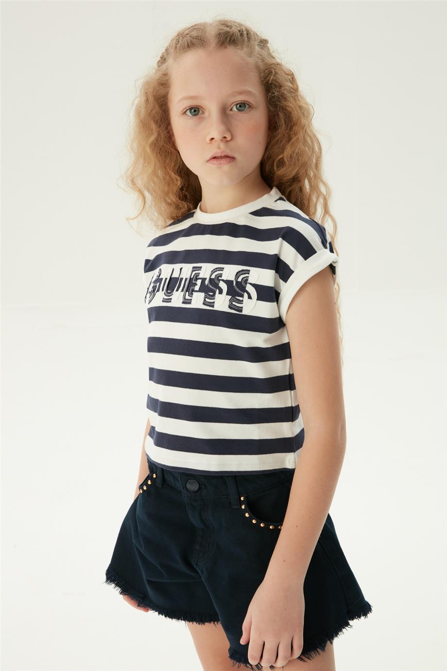 Guess Kız Çocuk Lacivert Şort