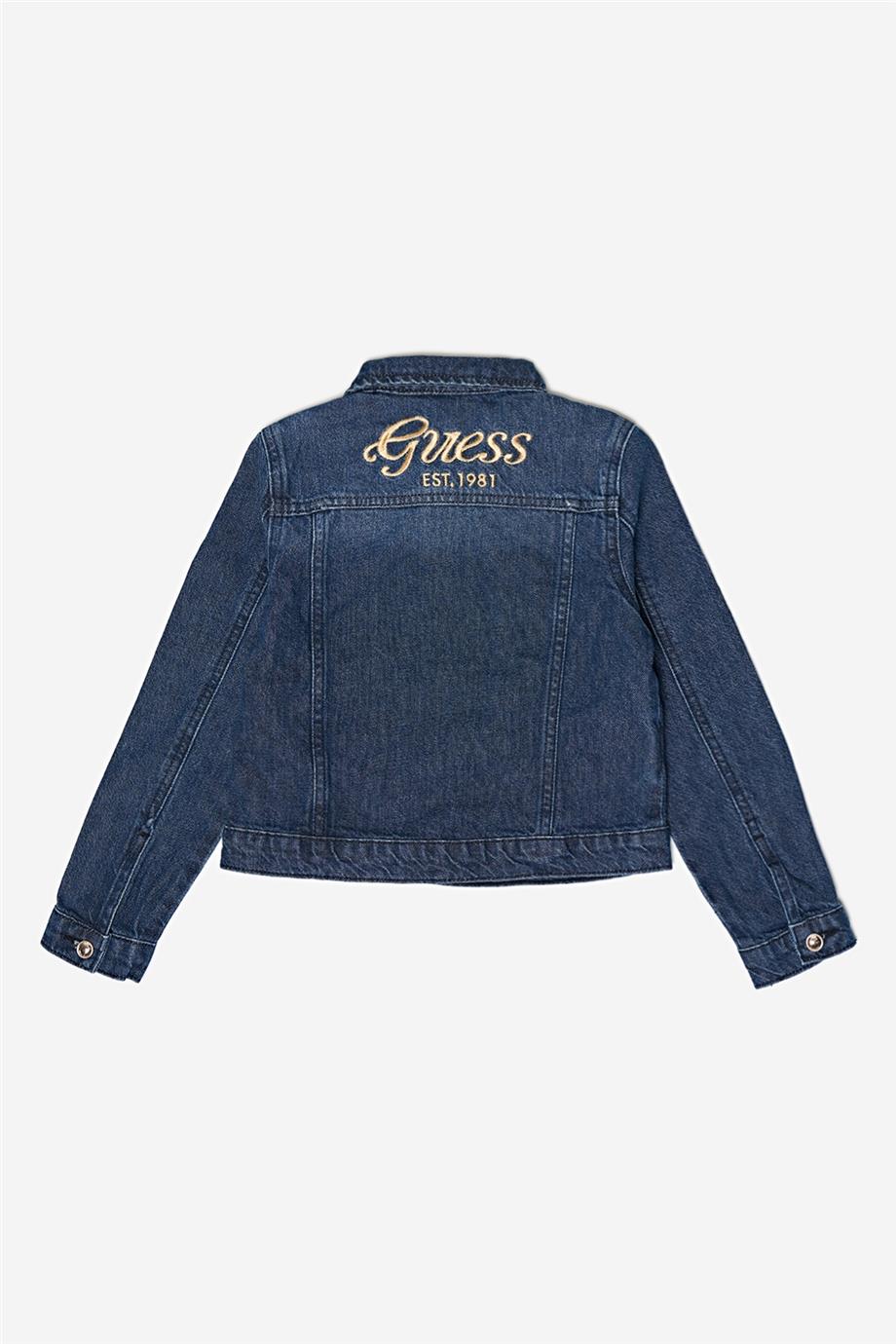 Guess Kız Çocuk Mavi Ceket