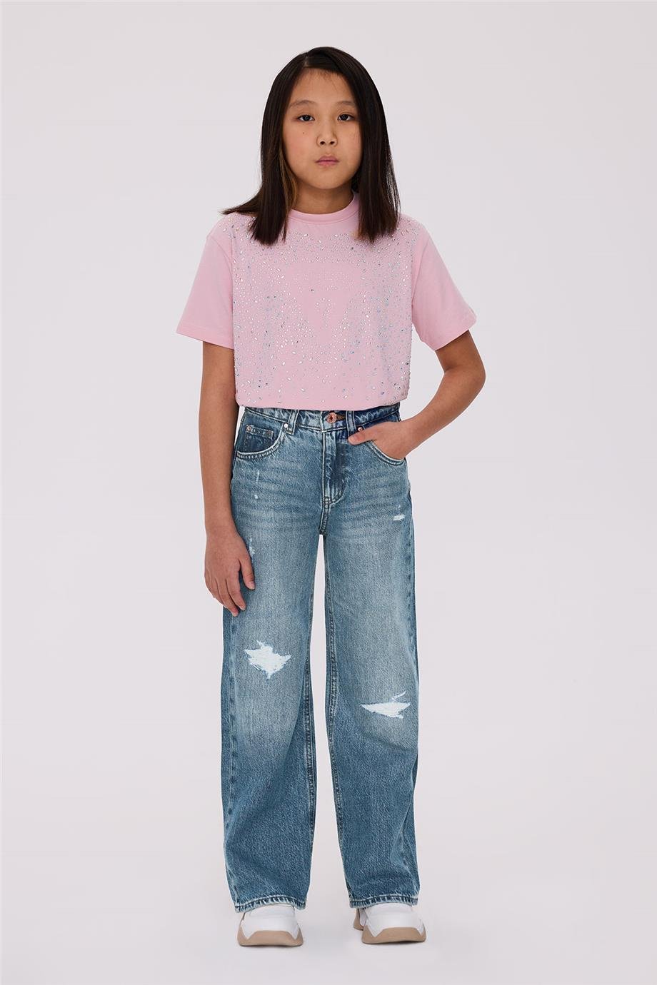 Guess Kız Çocuk Mavi PantolonGuess Kız Çocuk Mavi Pantolon