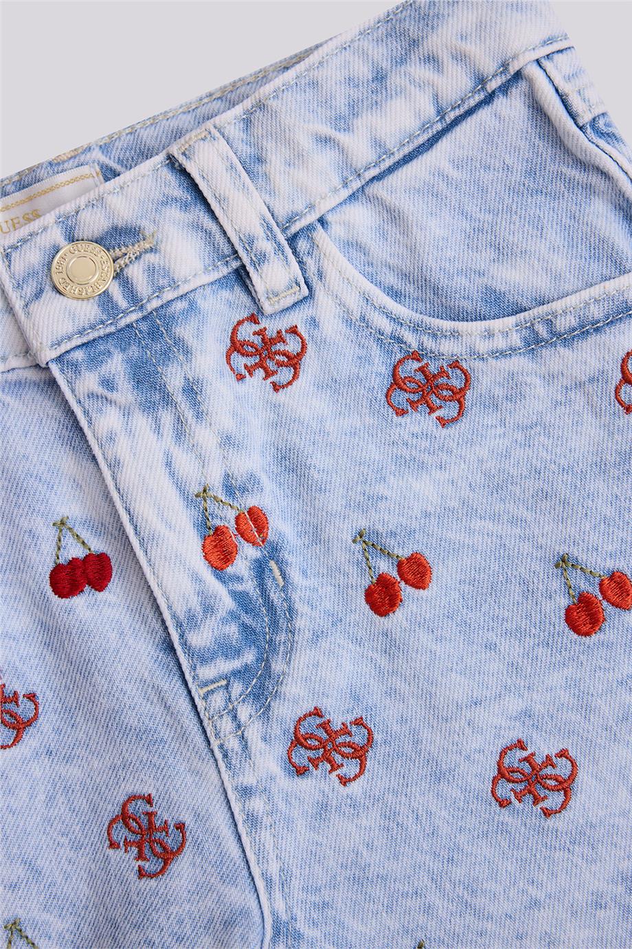 Guess Kız Çocuk Mavi ŞortGuess Kız Çocuk Mavi Şort