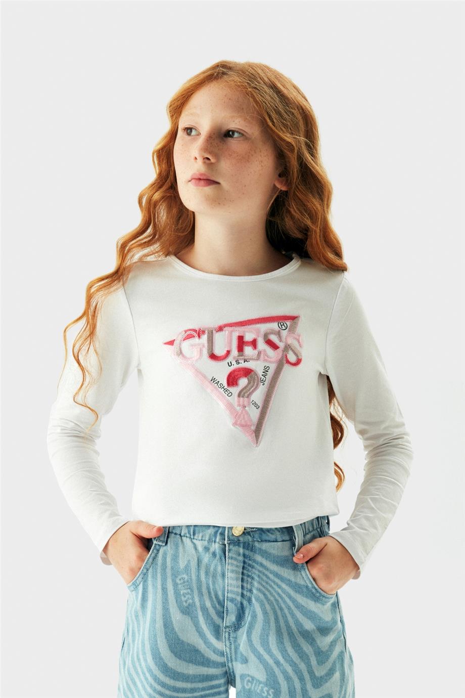 Guess Kız Çocuk Renkli Pantolon