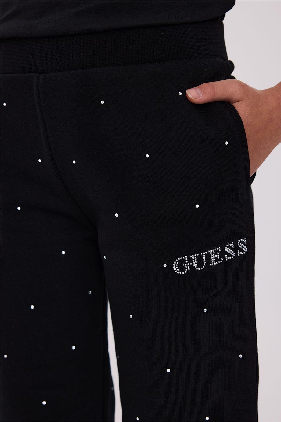 Guess Kız Çocuk Siyah Eşofman AltıGuess Kız Çocuk Siyah Eşofman Altı