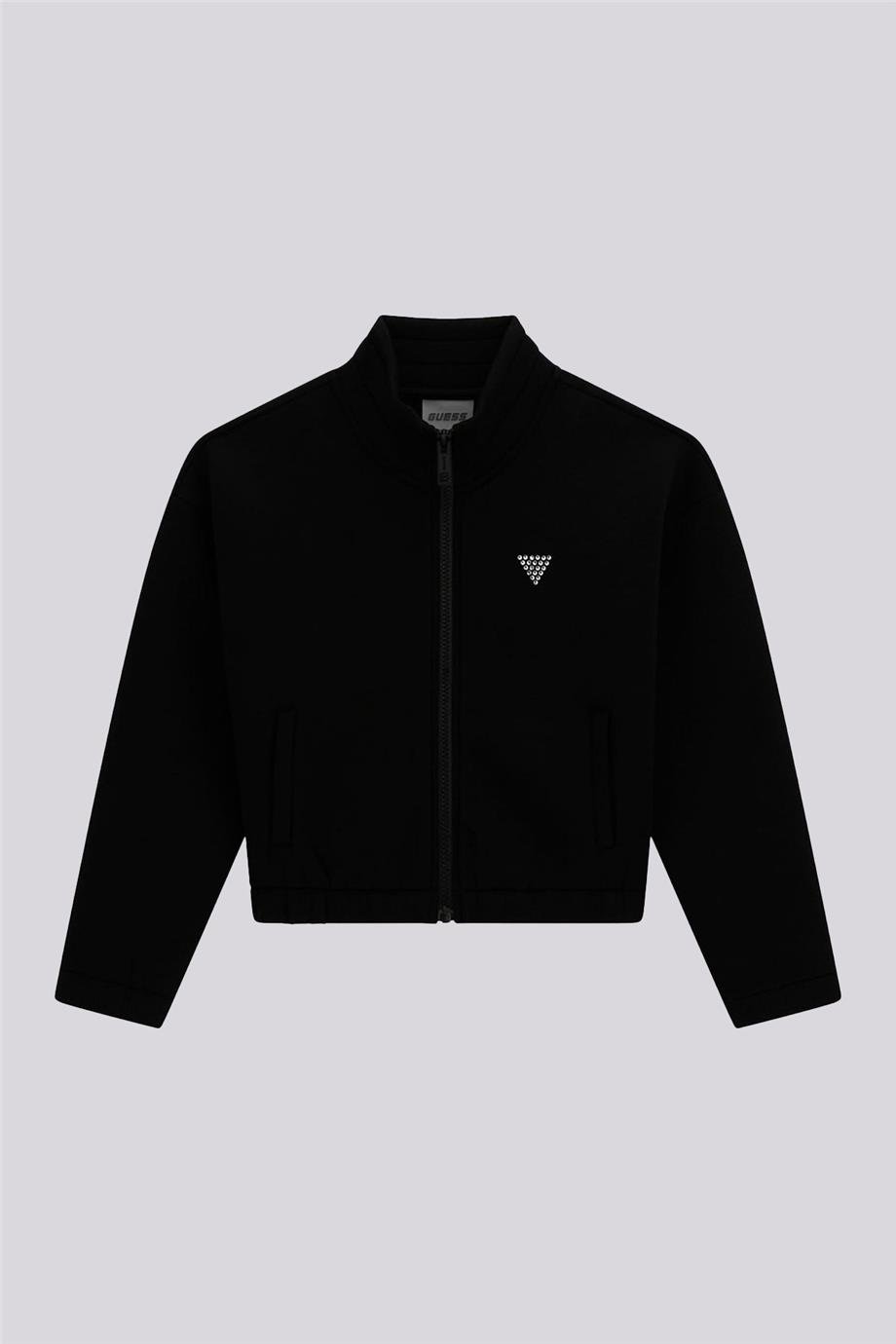Guess Kız Çocuk Siyah Eşofman ÜstüGuess Kız Çocuk Siyah Eşofman Üstü