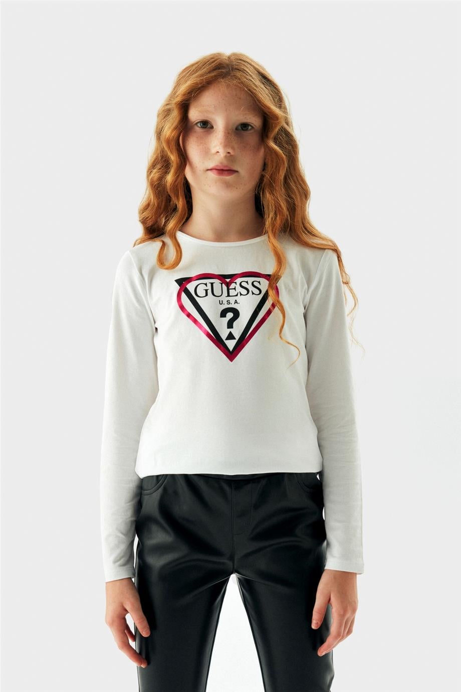 Guess Kız Çocuk Siyah Pantolon